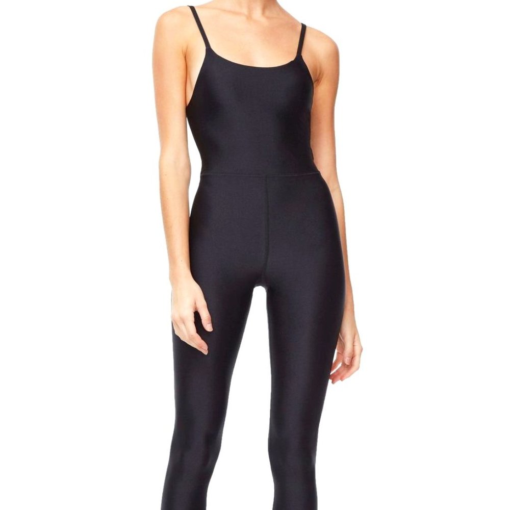 Good American Glossy Curve Sculpt Jumpsuit
